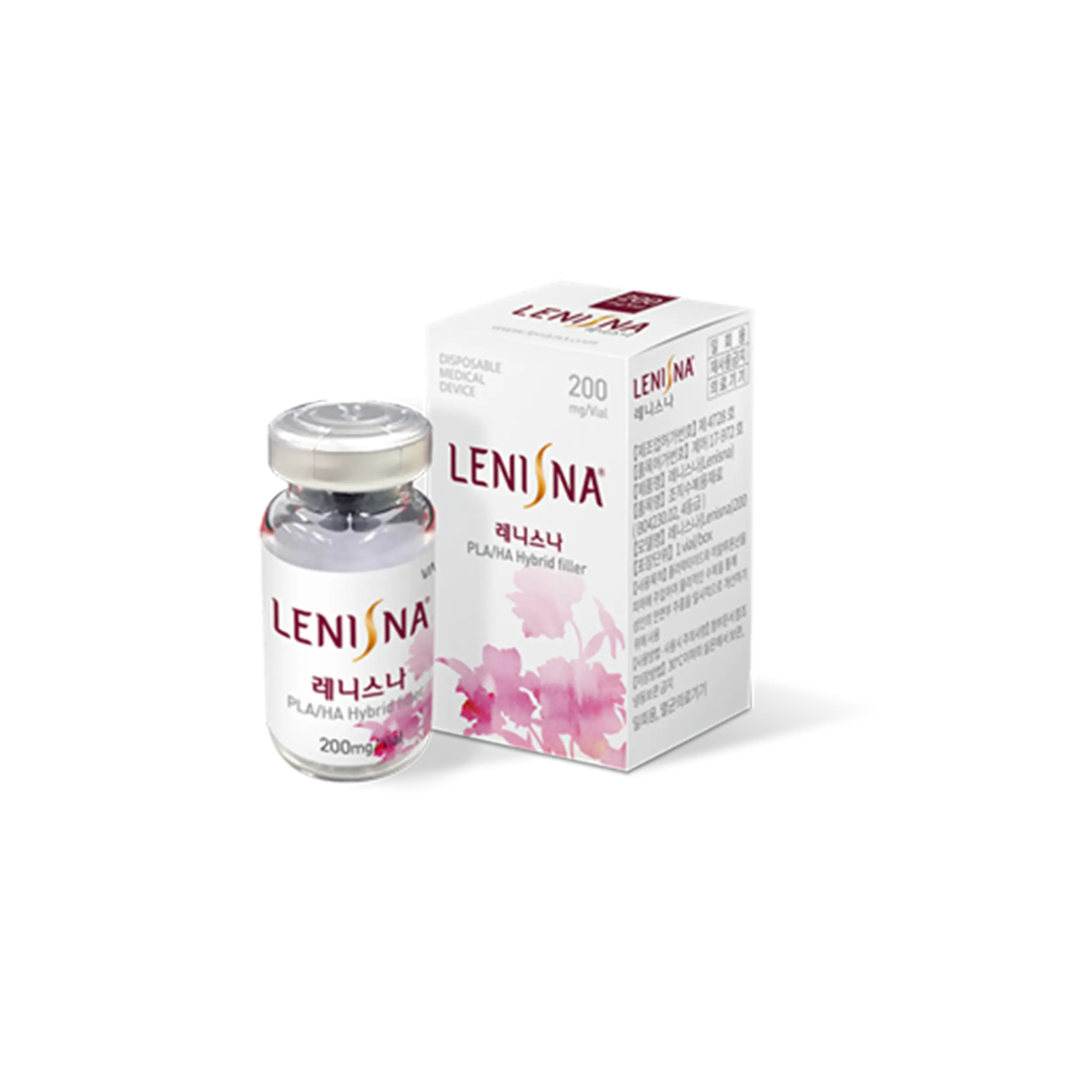 تصویرمزوژل لنیسنا به همراه بسته بندی آن، یکی دیگر از بهترین مزوژل‌های جوانساز